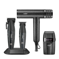 Набір для стрижки волосся 4в1 VGR V-640 S4 Black