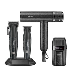 Набор для стрижки волос 4в1 VGR V-640 S4 Black