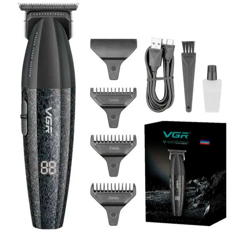 Машинка для стрижки VGR V-640T Black