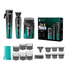 Набор для стрижки волос 3в1 VGR V-694 Black/Green