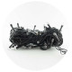 Гирлянда-нить (String-Lights) 100WW-7 внутренняя, пров.:черный, 7м (Белый-теплый)