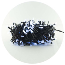 Гирлянда-нить (String-Lights) 300W-3 внутренняя, пров.:черный, 12м (Белый)