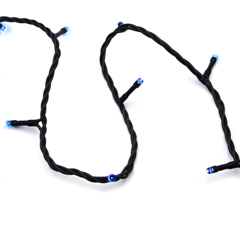 Гирлянда-нить (String-Lights) 2.5Line100-WW наружная, пров.:черный, 8м (Белый-теплый)