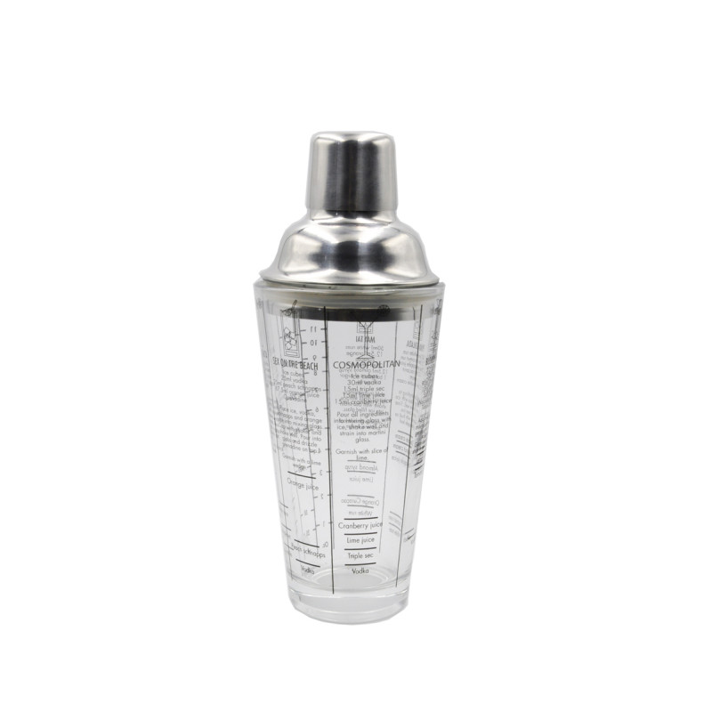 Шейкер UNIQUE UN-2102 (400ML) скло  (RS)