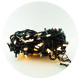 Гирлянда-нить (String-Lights) 100WW-3 внутренняя, пров.:черный, 7м (Белый-теплый)