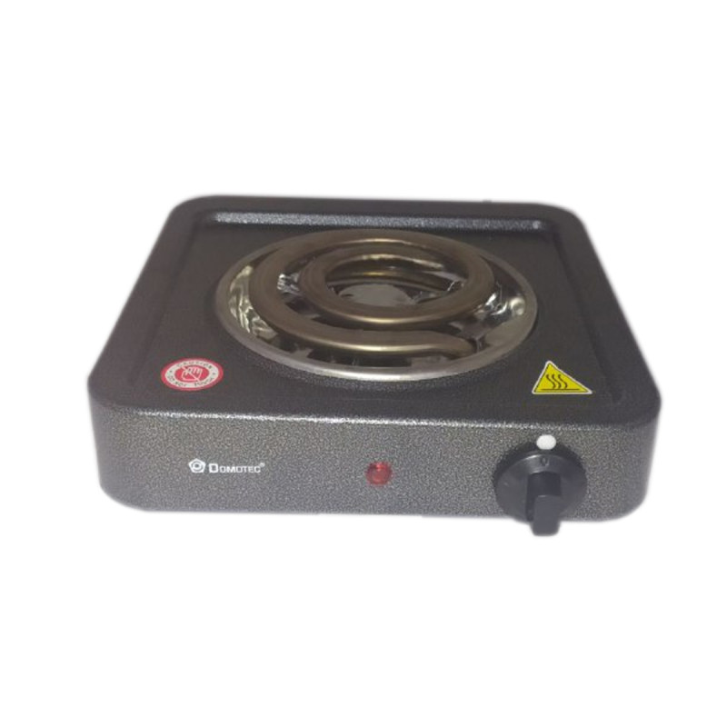 Плита електрична Domotec MS-5531 1кф., 1000Вт. (Чорний)