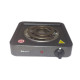 Плита електрична Domotec MS-5531 1кф., 1000Вт. (Чорний)