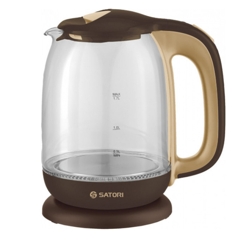 Электрочайник SATORI SGK-4190-BR 1.7л, 2200Вт (Бежевый)