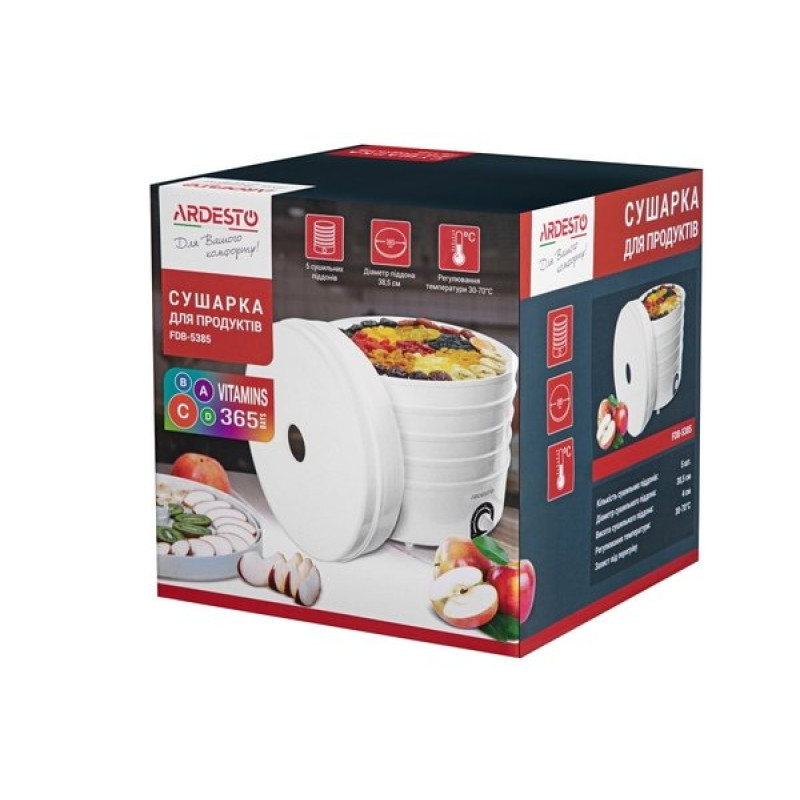 Сушіння для продуктів ARDESTO FDB-5385