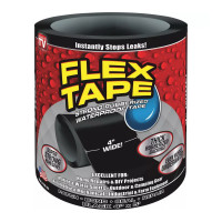 Сверхпрочная лента/скотч FLEX TAPE 10см (Черный/Белый)