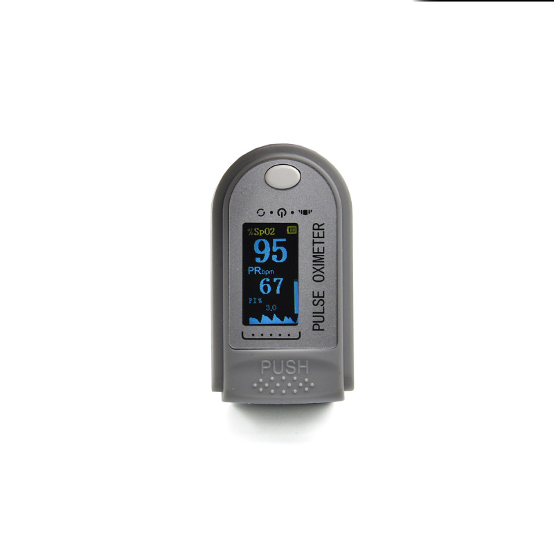 Пульсоксиметр FINGERTIP PULSE Oximeter SP07 (Сірий)