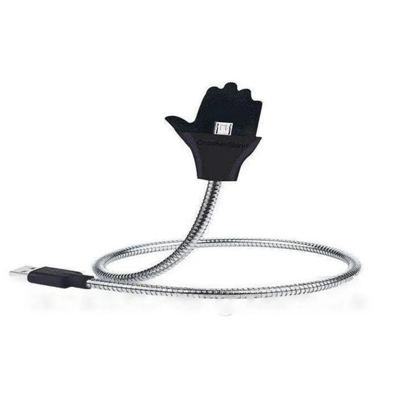 Шнур металева долоня micro USB