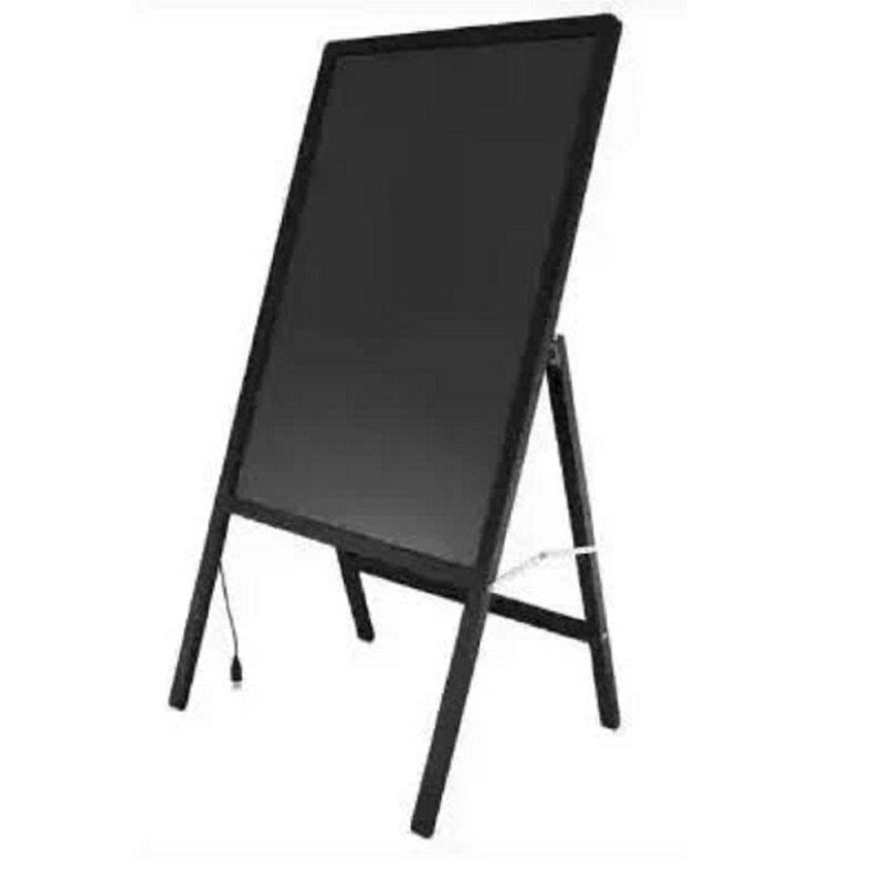 Дошка для малювання FLUORECENT BOARD WITH STAND 50*70 на стійці з фломастером та серветкою