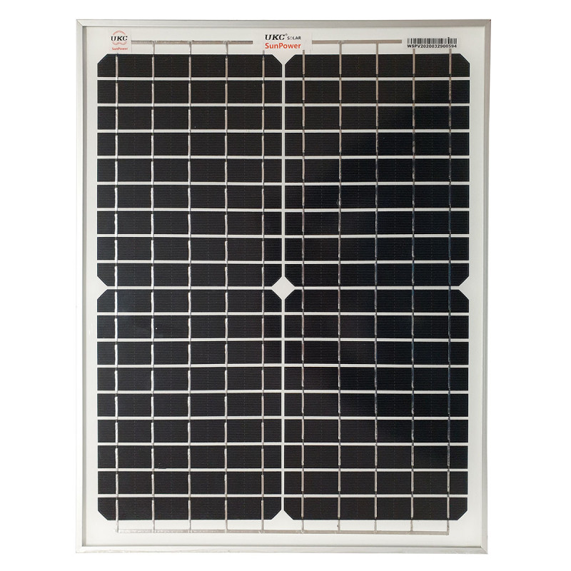 Солнечная панель UKC SunPower SLC-20W/18V (+-5%) 450*350*17мм