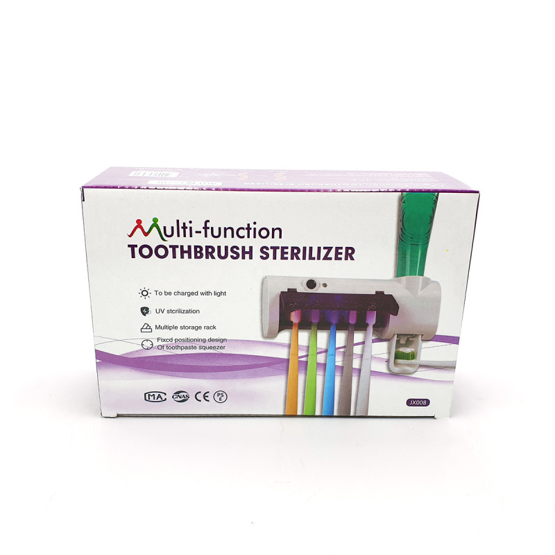 Дозатор зубної пасти з утримувачем щіток BRUSH STERILIZER, УФ стерилізатор