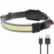 Ліхтарик налобний XQ-T1C 26LED USB (велосипедний)