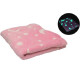 Плед-покривало Magic Blanket, що світиться в темряві (150х100см, мікрофібра, зірки) (без коробки)