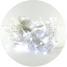 Гирлянда-нить (String-Lights) 300W-1 внутренняя, пров.:прозрачный, 12м (Белый)