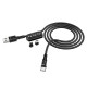 Кабель USB - Lightning + Micro USB + Type-C Magnet HOCO U98