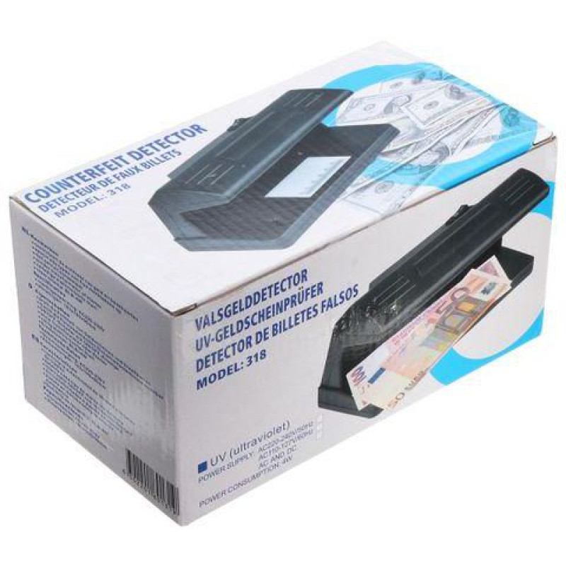 Детектор валют ультрафиолетовый Counterfeit Money Detector UV Ultraviolet Light 318