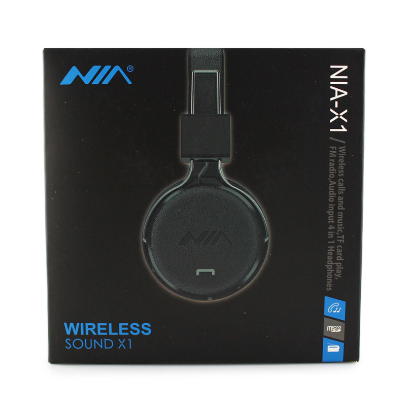 Навушники NIA Wireless SOUND X1 (BT/APP/FM)