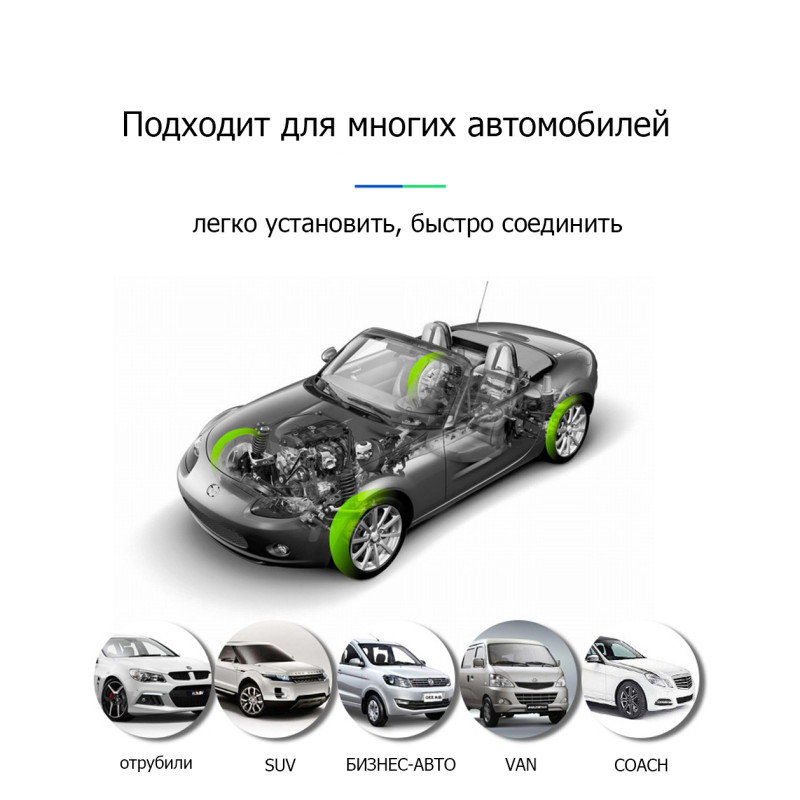 Система контролю тиску в шинах TPMS Solar (універсальна) (RS)