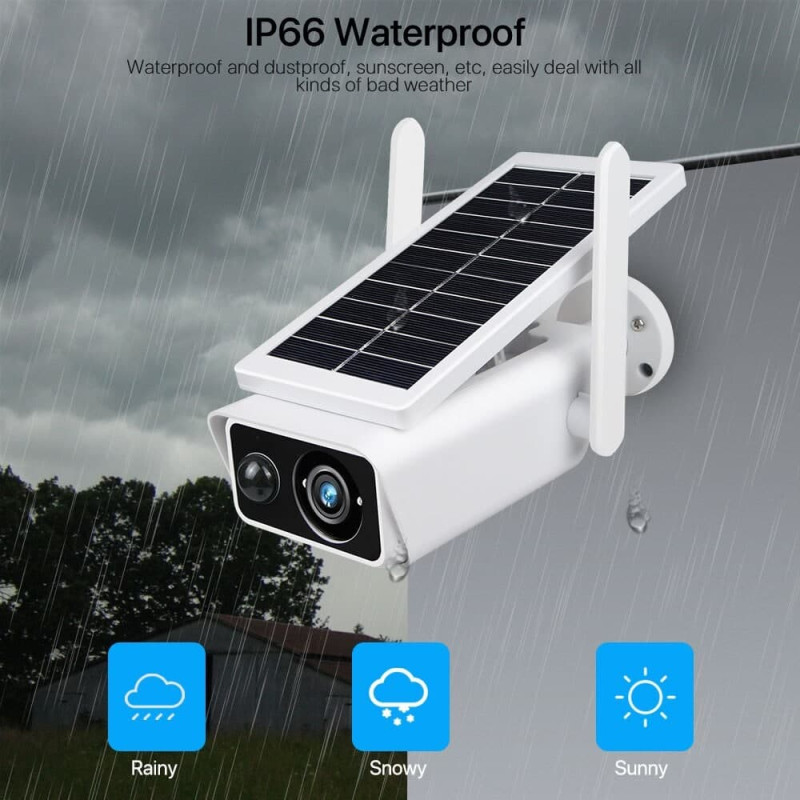 Камера для відеоспостереження WiFi Smart Camera iCSee APP SOLAR 3MP