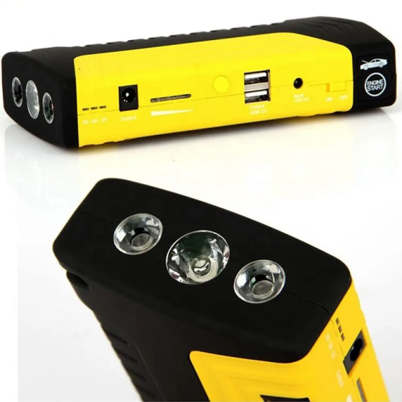 Пусковий автомобільний пристрій для акумулятора JUMP STARTER Power Bank 50800 mAh