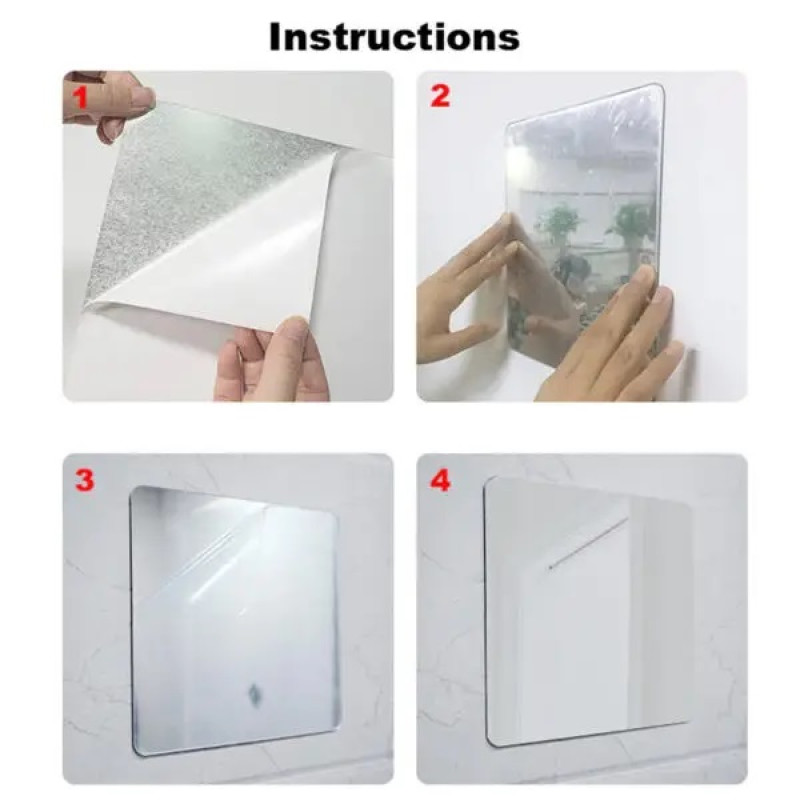 Акрилове дзеркало STICK MIRROR 30*30 CM