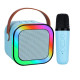 Міні-дитяче караоке з підсвічуванням RGB K12 (1 микрофон)