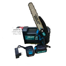 Аккумуляторная цепная пила с индикатором масла  Chain Saw 8''  KRAFFTEC