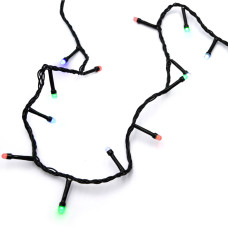 Гирлянда-нить (String-Lights) 300M-4 внутренняя, пров.:черный, 12м (Разноцветная)
