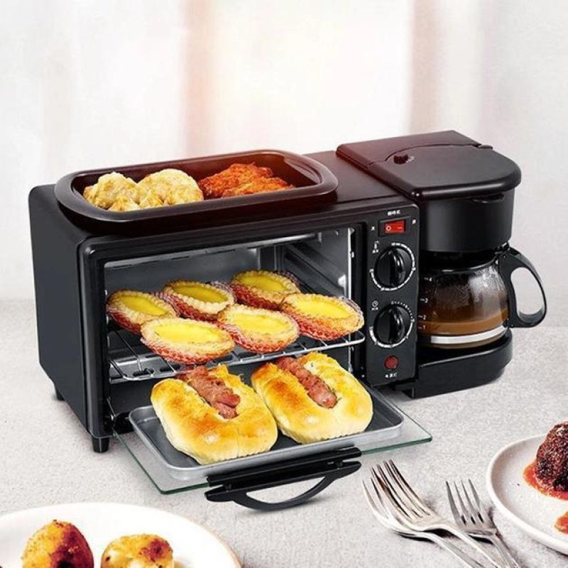 Многофункциональная печь для завтраков 3в1 Domotec MS-5308В 