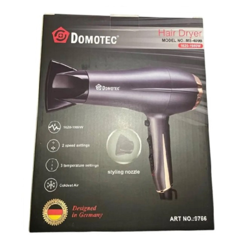 Фен для волосся Domotec MS-409В 1980Вт