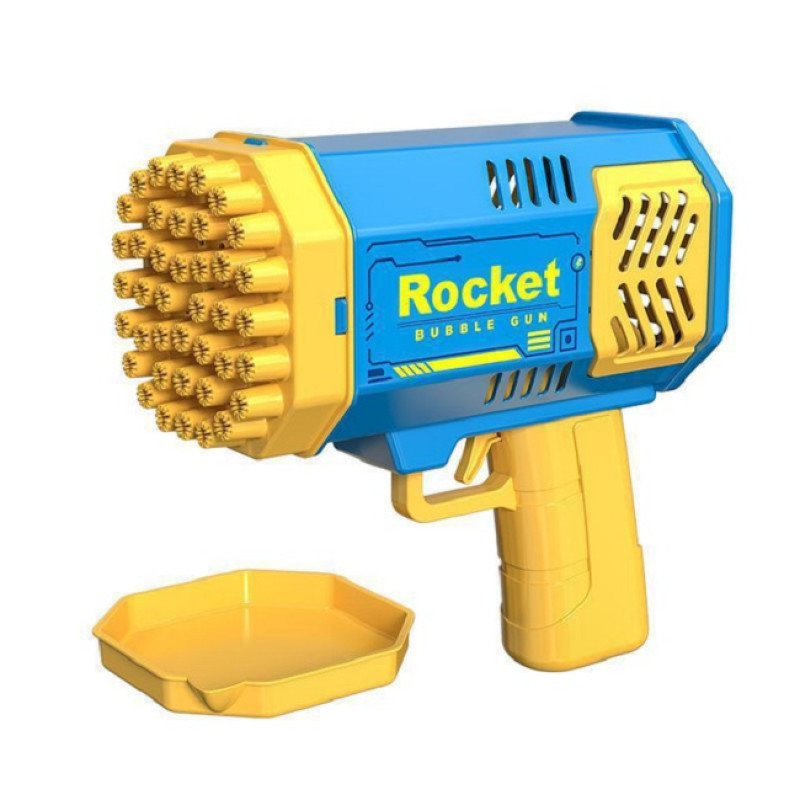 Детский пистолет для мыльных пузырей Rocket Bubble Gun