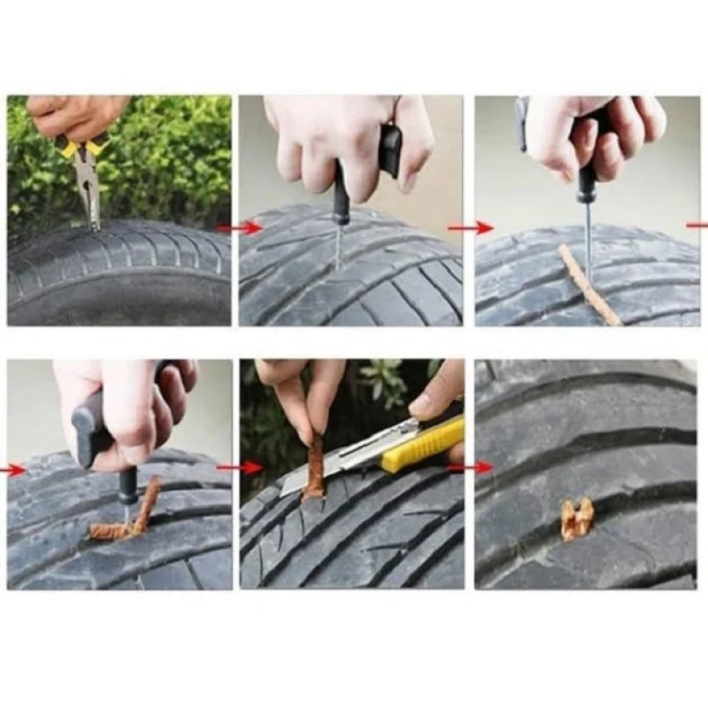 Комплект для ремонту безкамерних шин Tubeless tyre repair kit