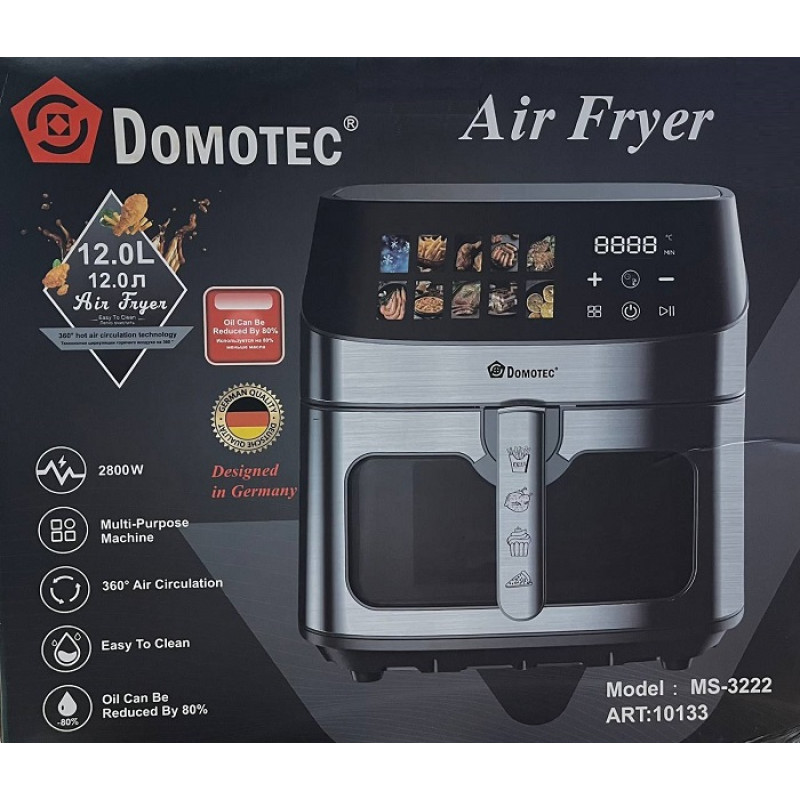 Аерофрітюрниця DOMOTEC MS-3222 2800W 12L