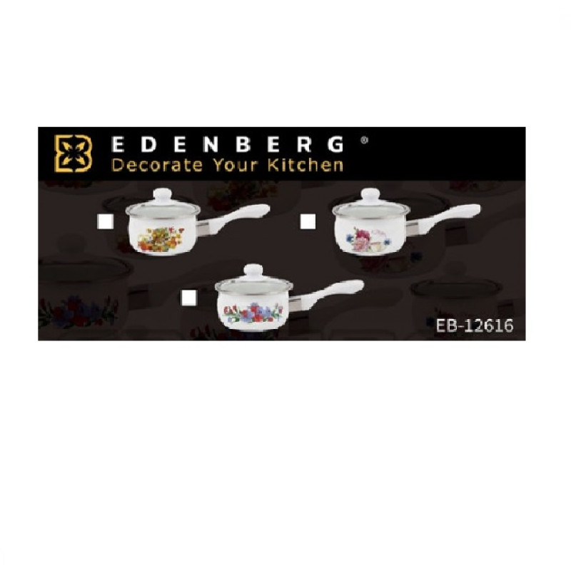 Набор ковшей 0,8/1,2/1,7л EDENBERG EB-12616