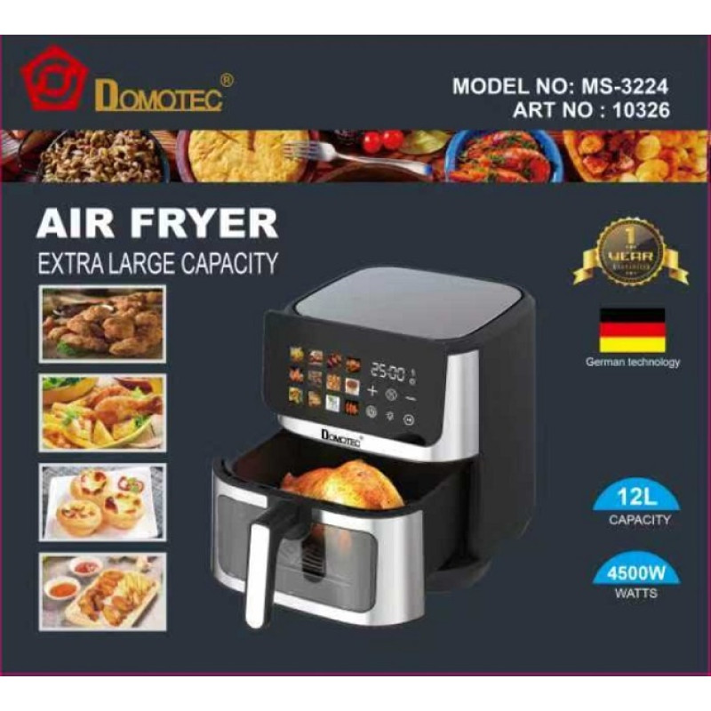 Аэрофритюрница DOMOTEC MS-3224 4500W 12L