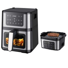 Аэрофритюрница + Гриль DOMOTEC MS-3225 7л  3800W