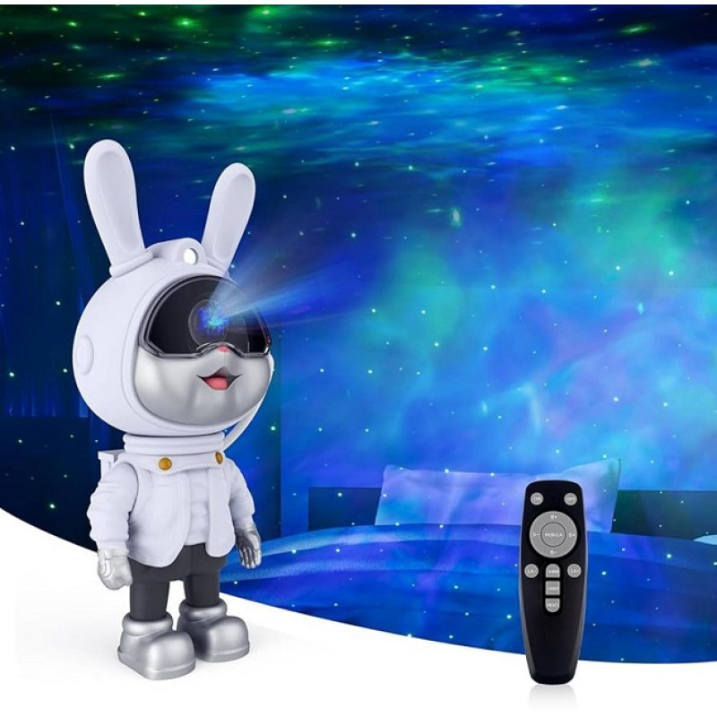 Ночник проектор звездного неба Moon Bunny 