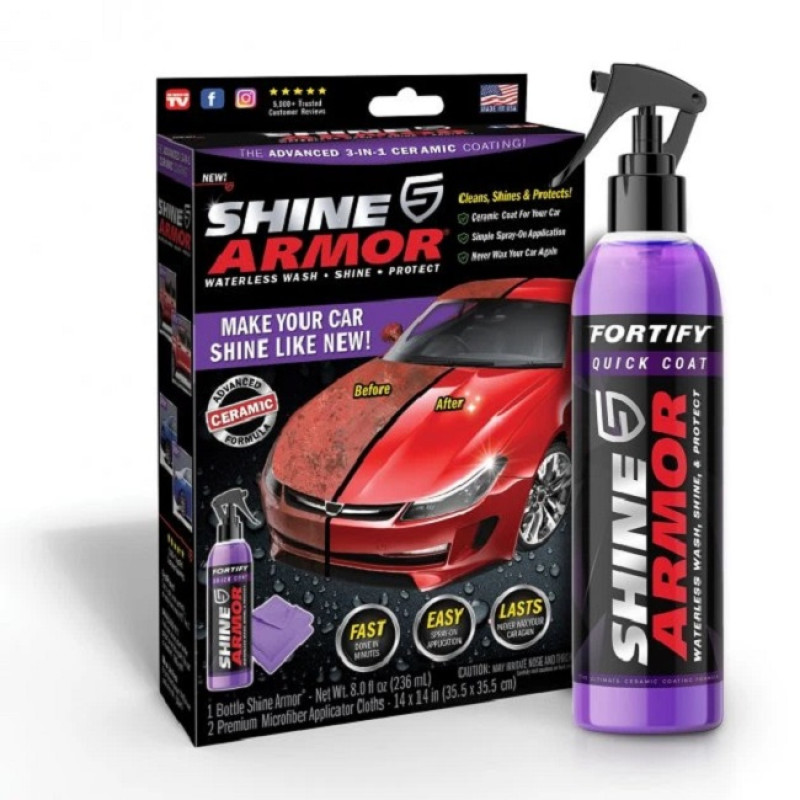 Поліроль проти подряпин для кузова авто Shine Armor