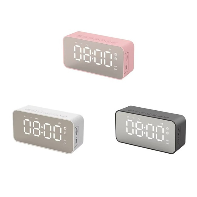 Настольные часы со встроенной Bluetooth-колонкой и FM-радио 