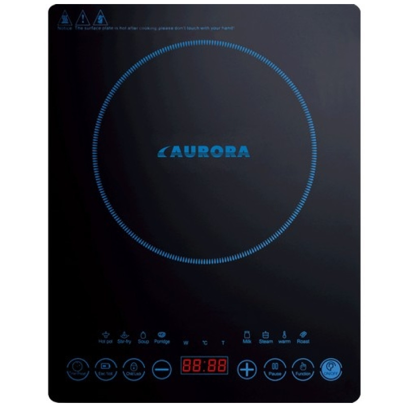 Плита індукційна AURORA AU-4470 1кф., 2000Вт. (Чорний)