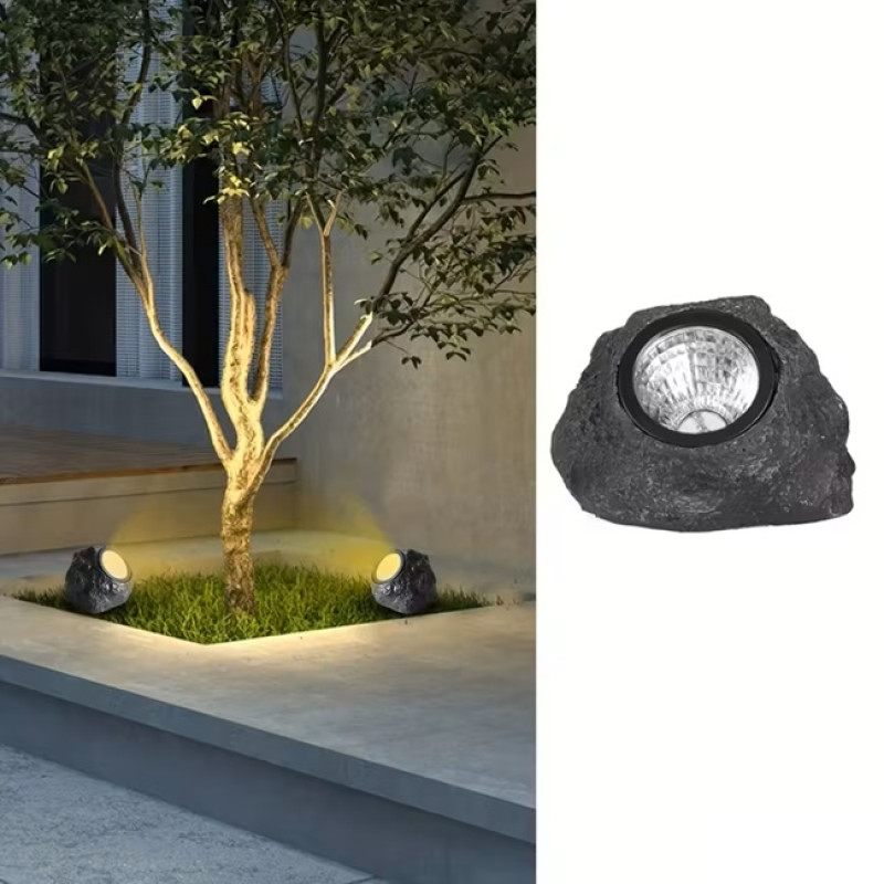Світильник садовий на сонячній батареї Garden light stone