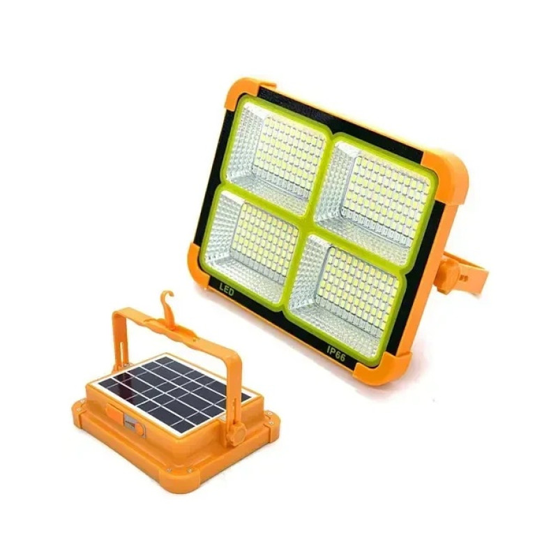 Прожектор аккумуляторный с солнечною панелью 2400mAh